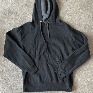 Dark Gray Hoodie with Drawstring